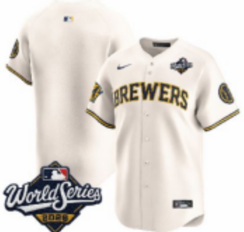 Youth Milwaukee Brewers blank cream Nike 2026 World Series jersey 10210->youth mlb jersey->Youth Jersey